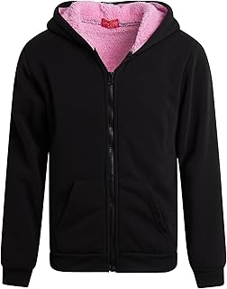 Black Fleece-Lined Hoodie