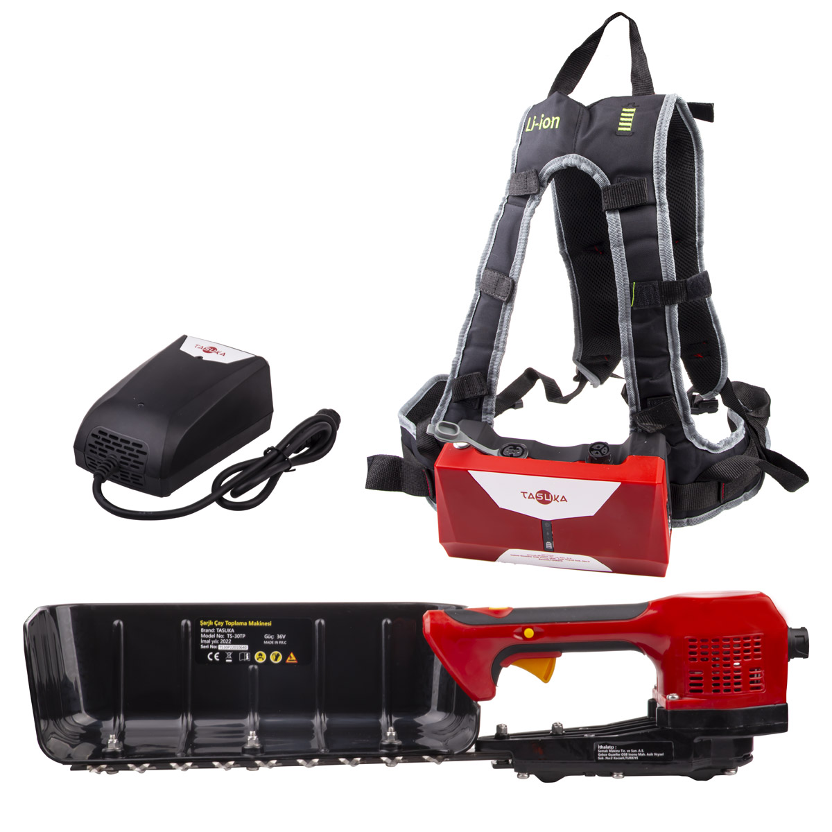 TS-30TP ÇAY TOPLAMA MAKİNESİ AKÜLÜ SEPETLİ