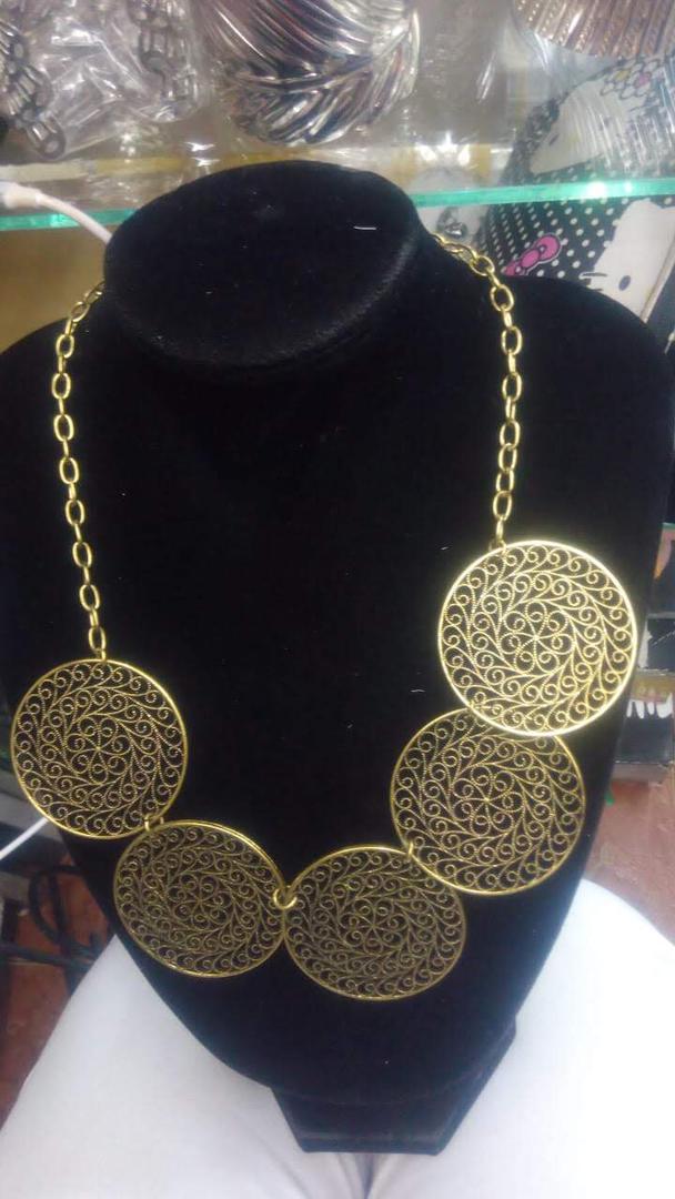 Elegant Filigree Statement Necklace