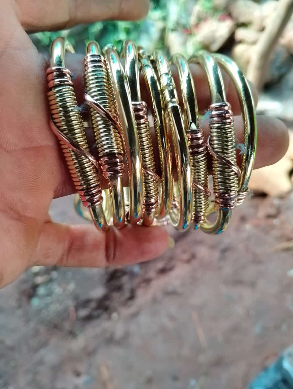 Handcrafted Brass Bangles