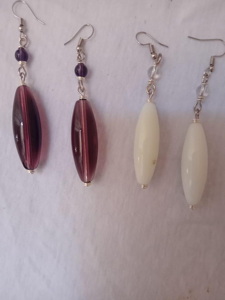 Handcrafted Beaded Earrings Set
