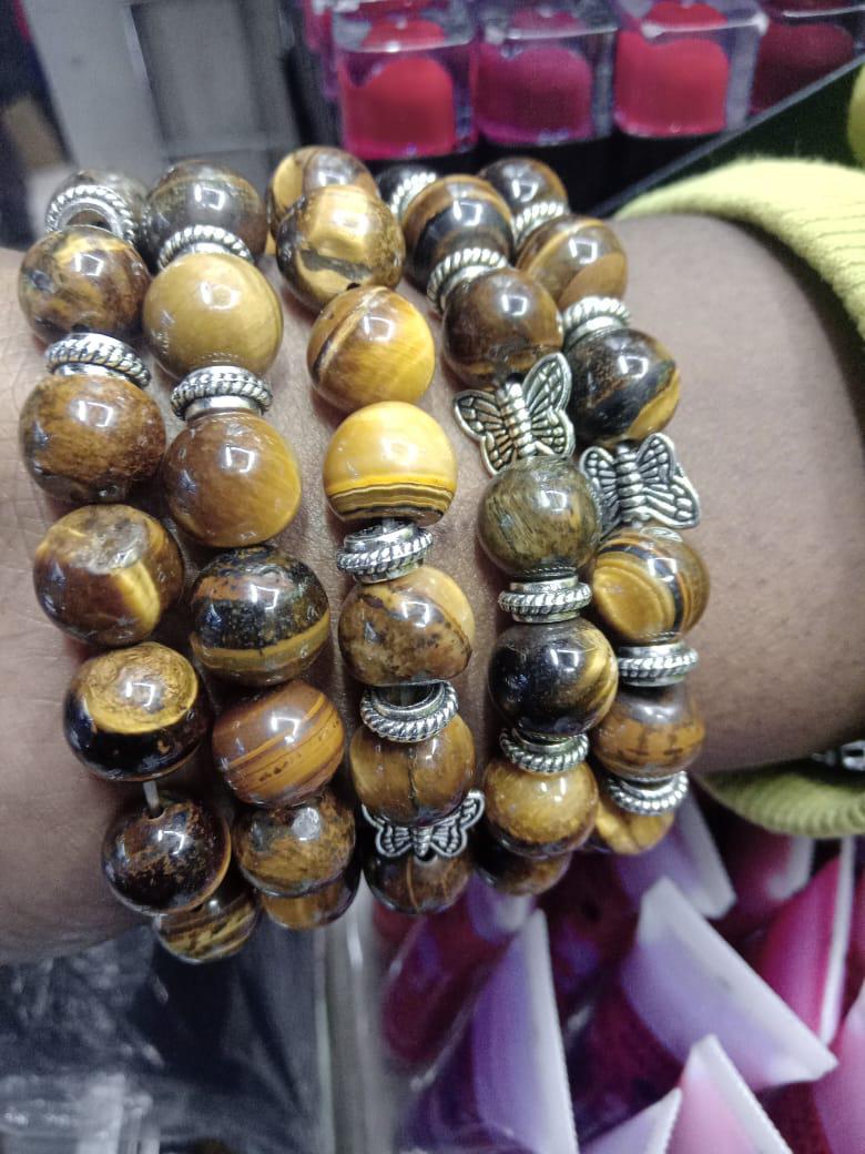 Tiger Eye Bead Bracelets