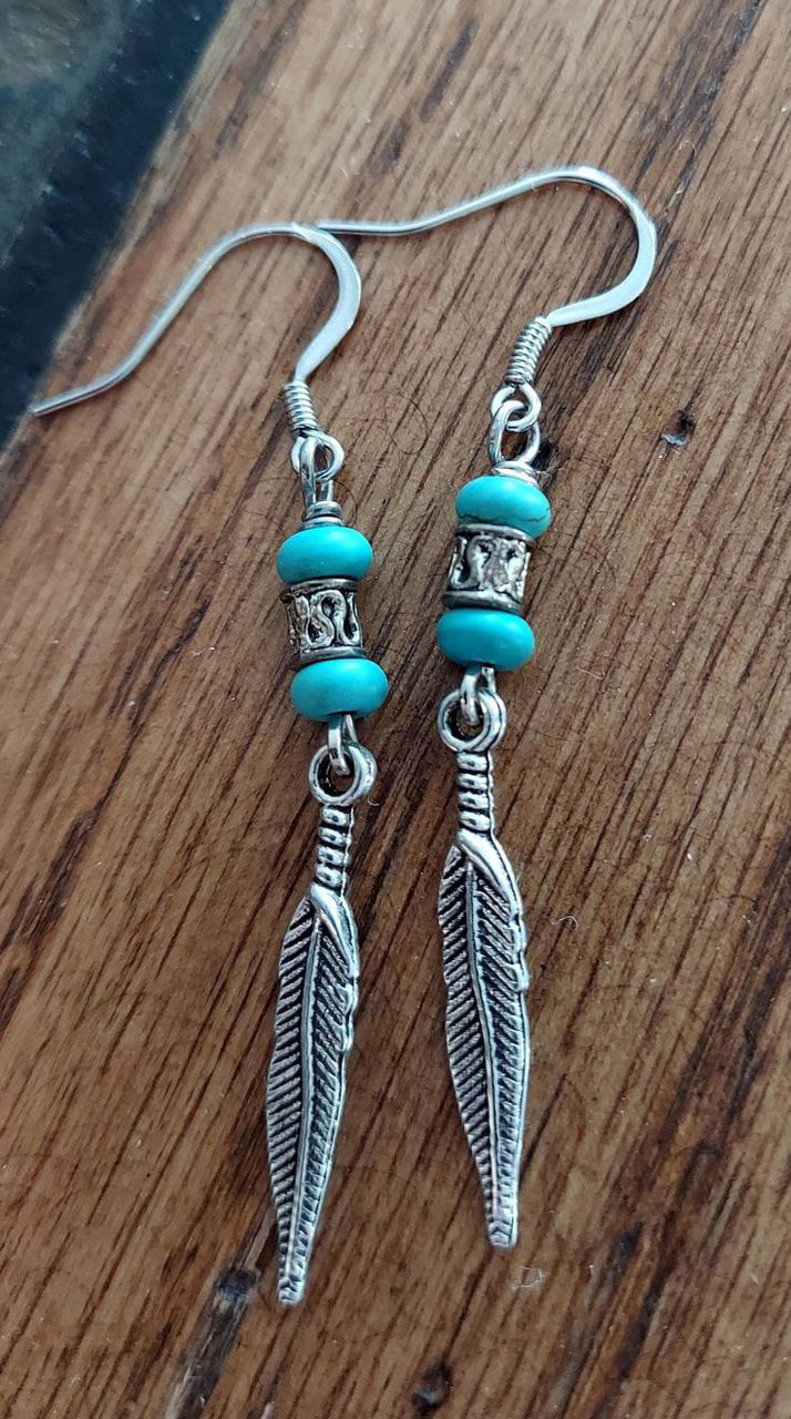Bohemian Feather Earrings