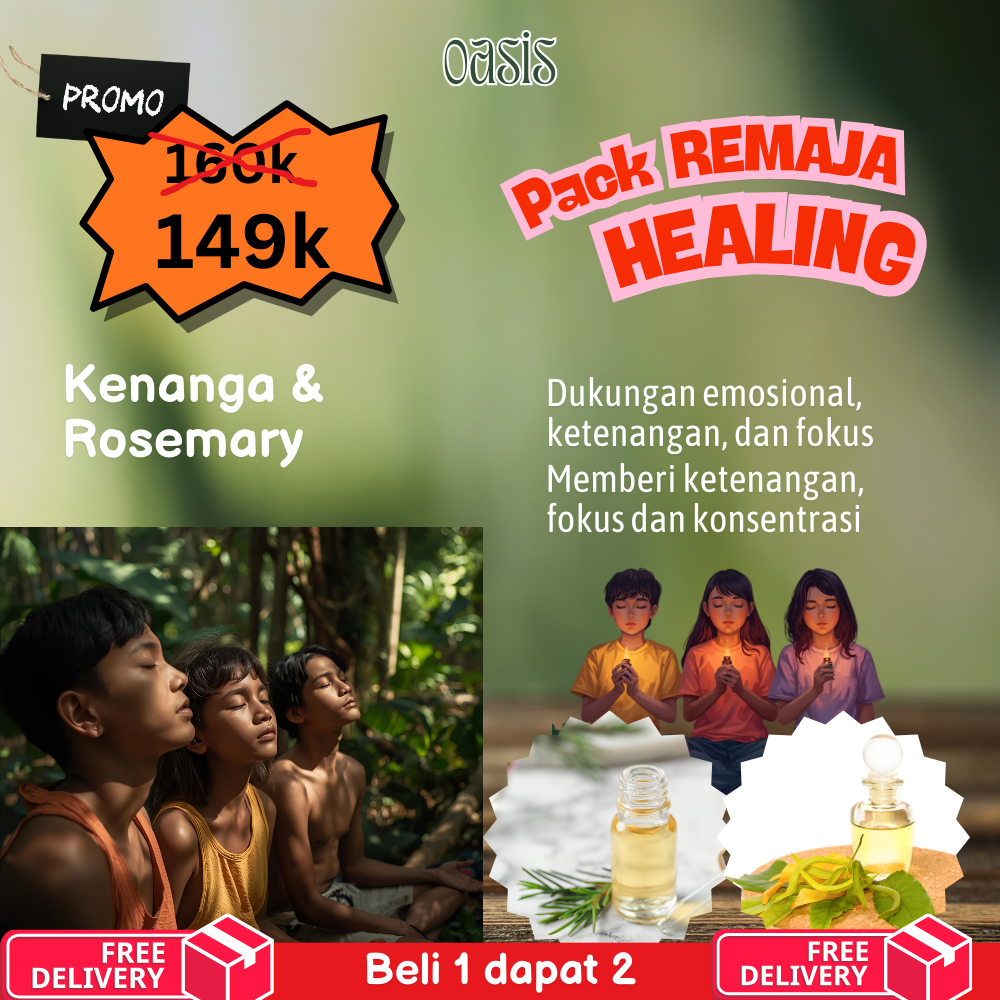 Kenanga & Rosemary Healing Pack