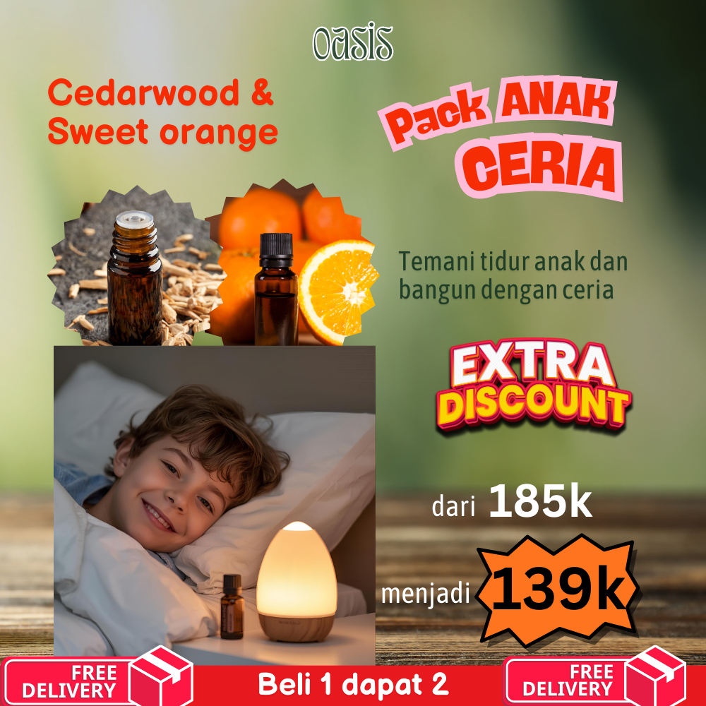 Cedarwood & Sweet Orange Aromatherapy Pack