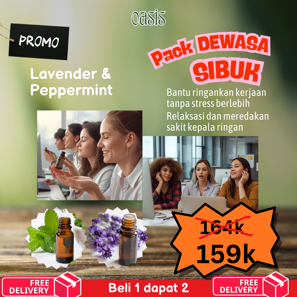 Lavender & Peppermint Essential Oil Pack