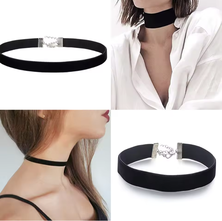 Black Velvet Choker Necklace