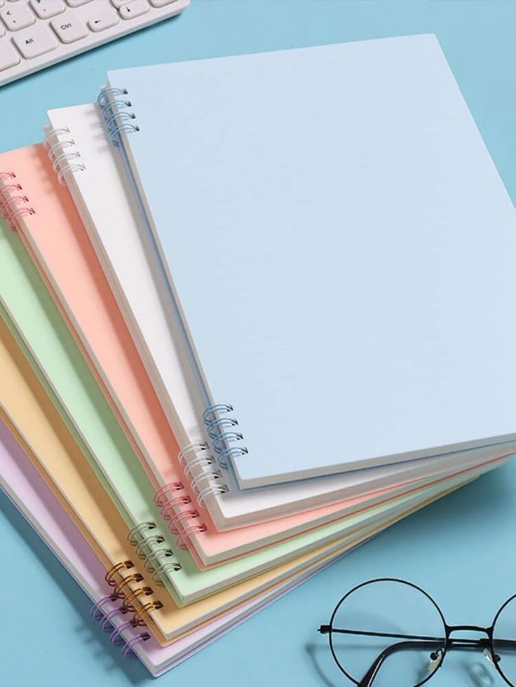 Colorful Spiral Notebooks