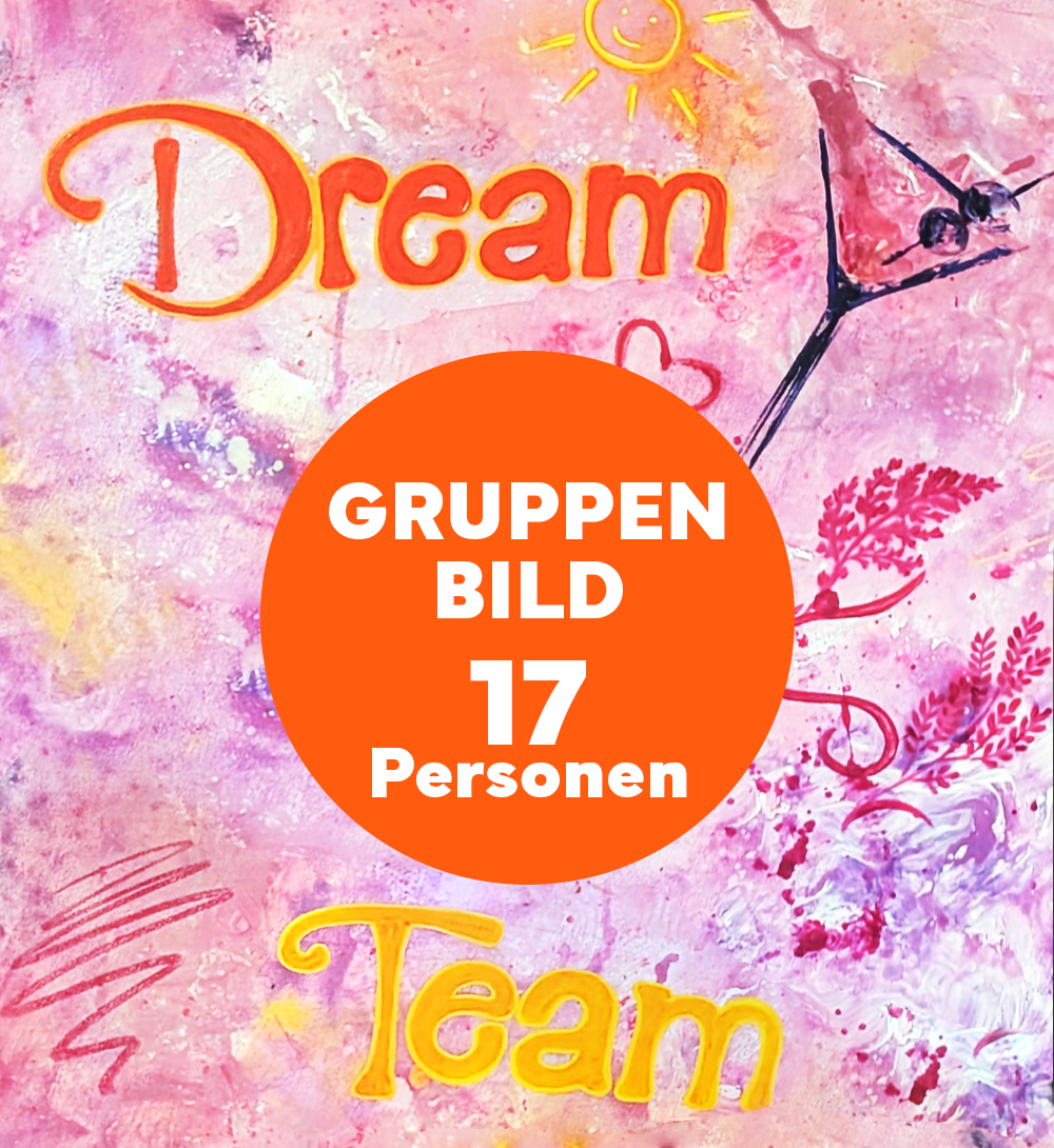 17 Personen Teamevent - Gruppenbild