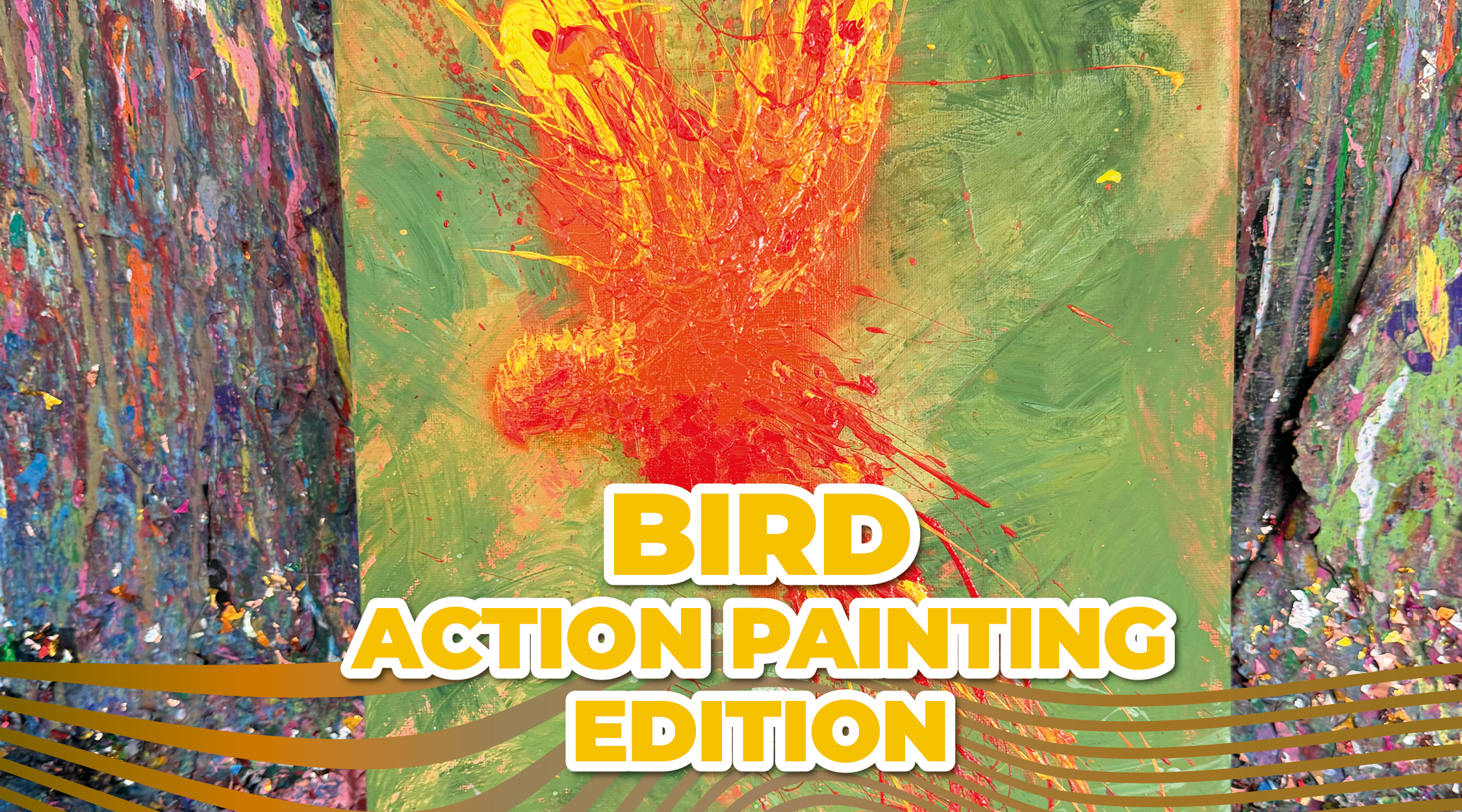 MI 09.09.26 / 19:00h / Bird Mini Action Painting