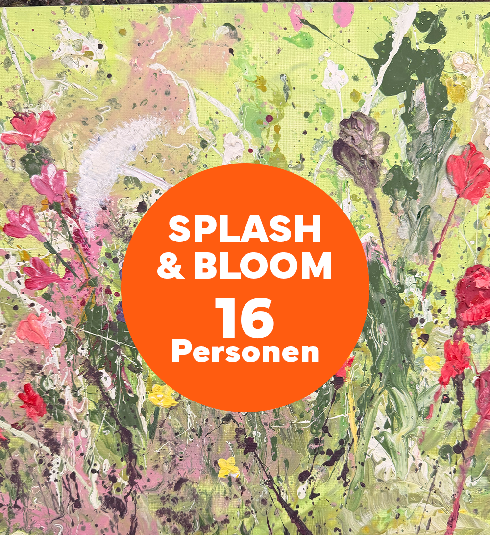 Action Painting Slash & Bloom 16 Personen