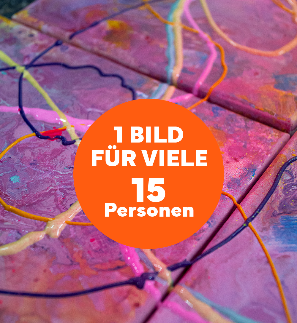 15 Personen Teamevent - 1 Bild für viele