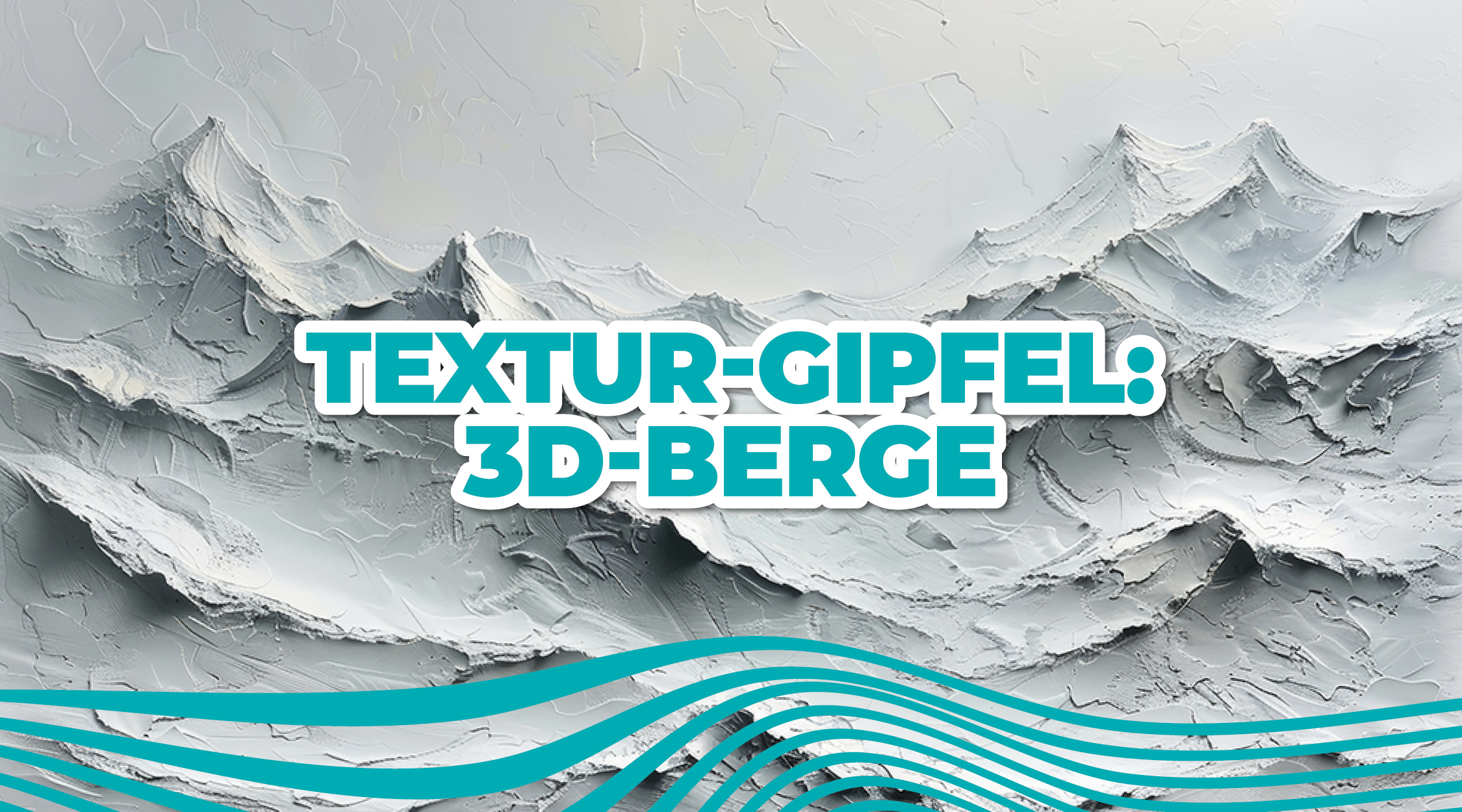 Textur-Gipfel: 3D-Berge Spachtelworkshop // MI 06.05.26