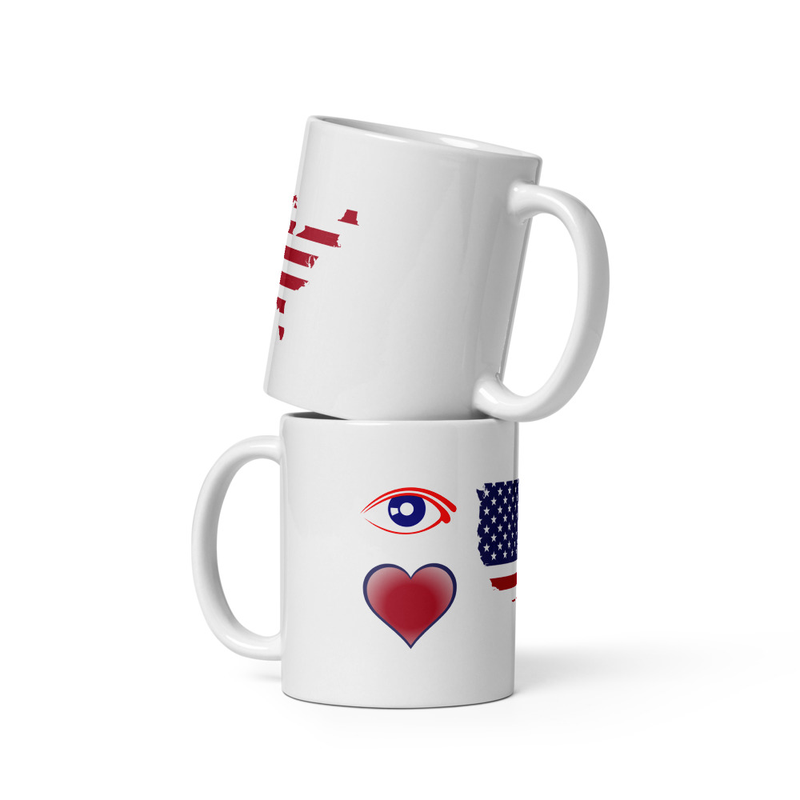 I Love America Mug