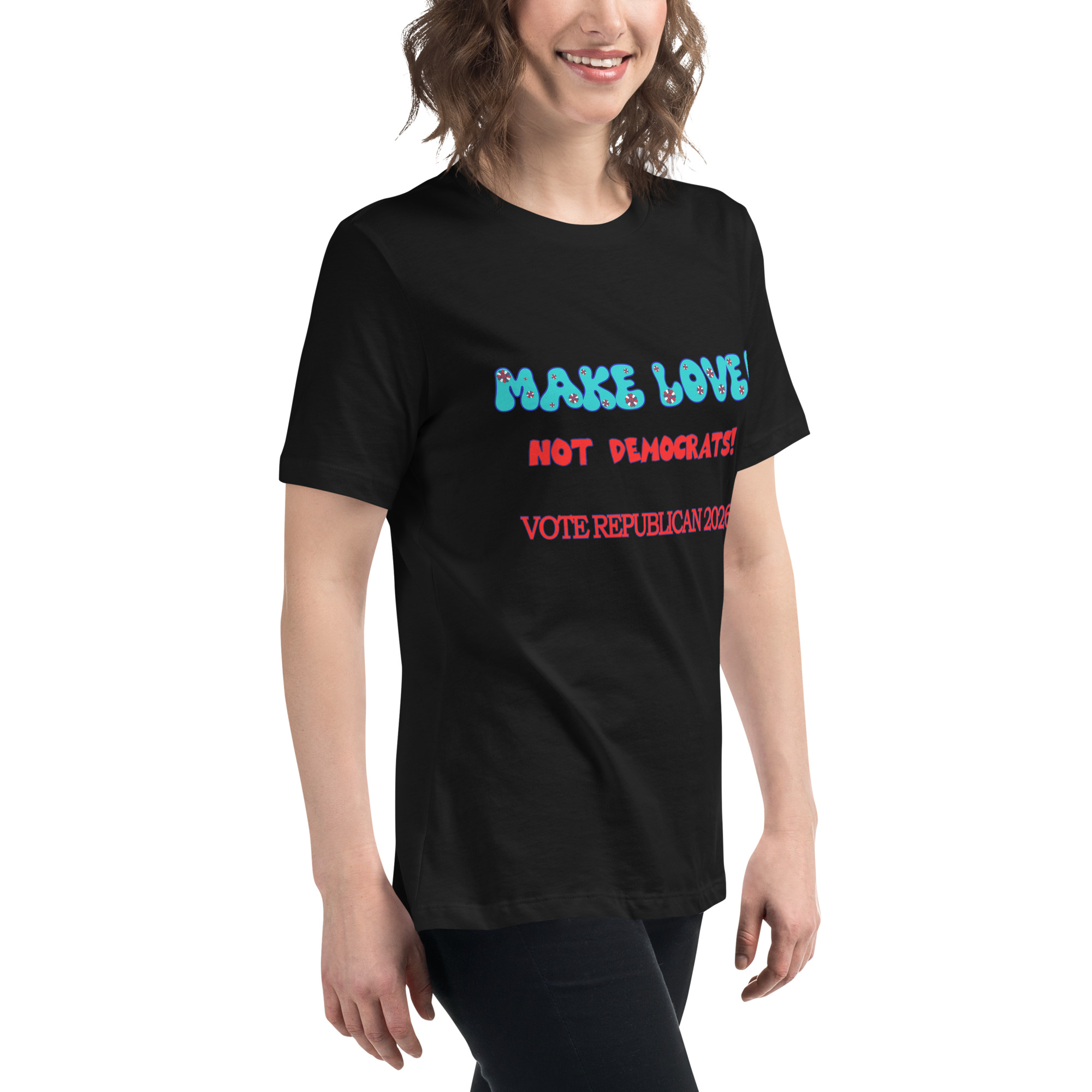 Women's Relaxed Make Love Tee
