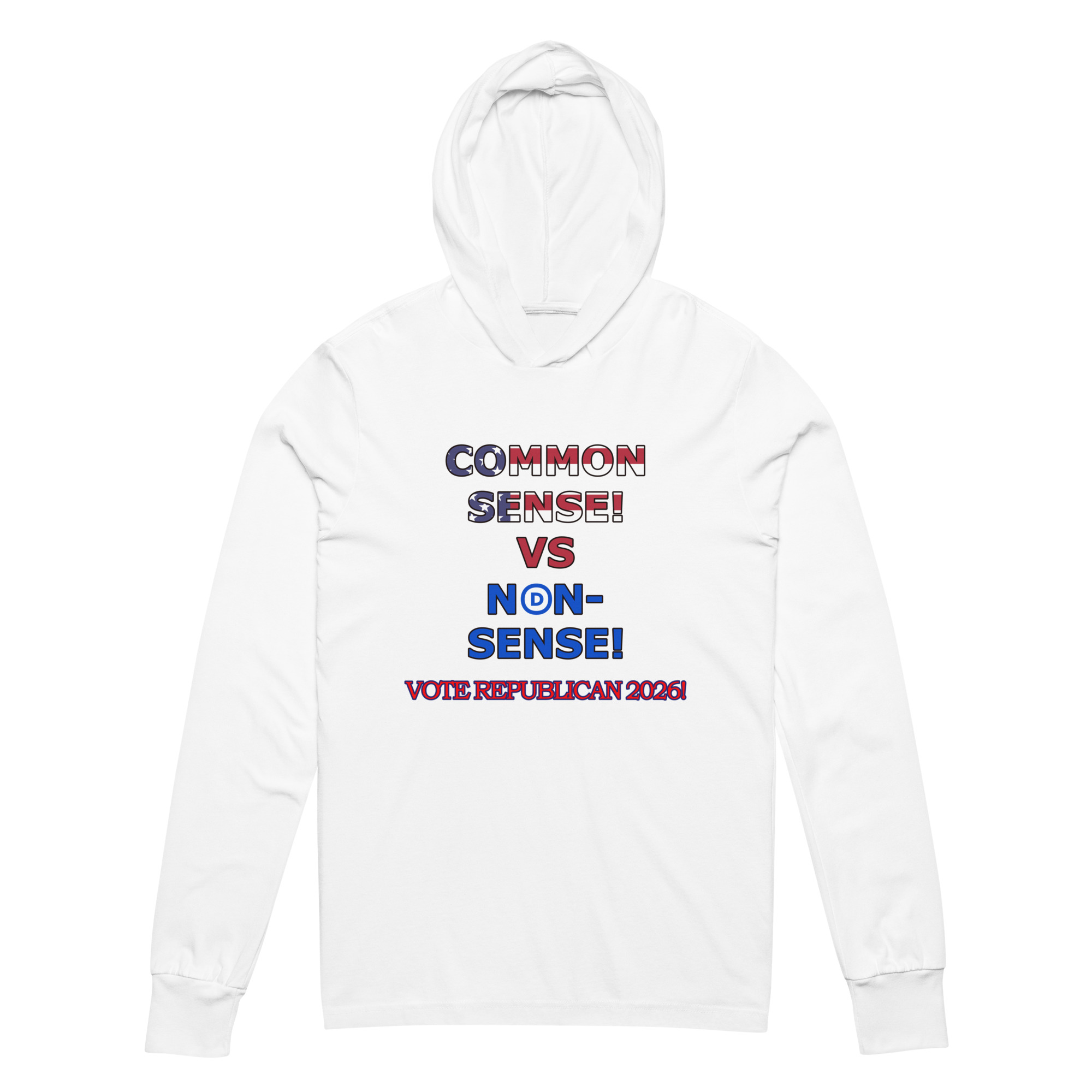 Hooded Long Sleeve Common Sense Tee
