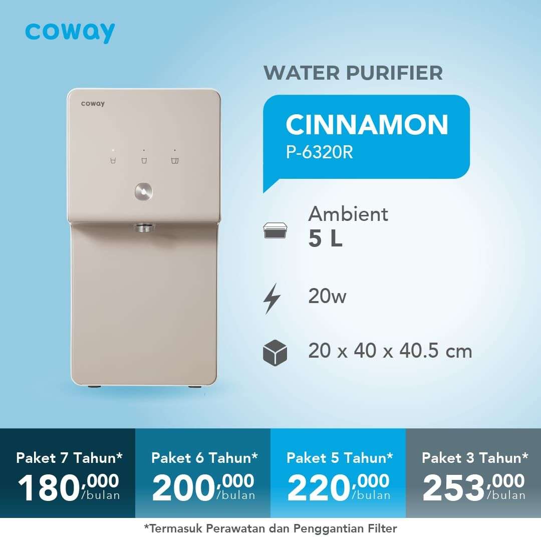 Coway Cinnamon P-6320R Water Purifier