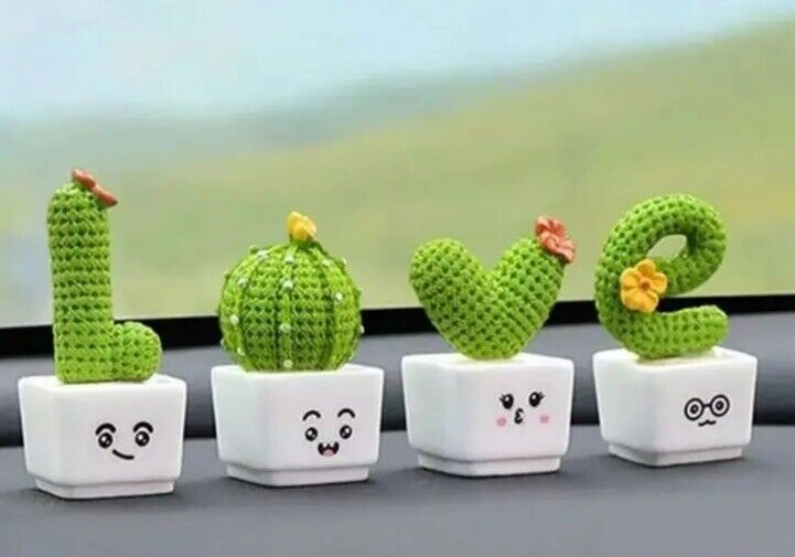 Love Cactus Desk Decor