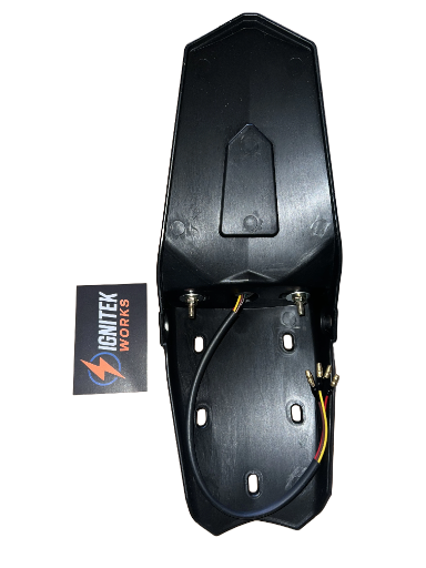 Portamatrículas homologado con luz freno nuevo