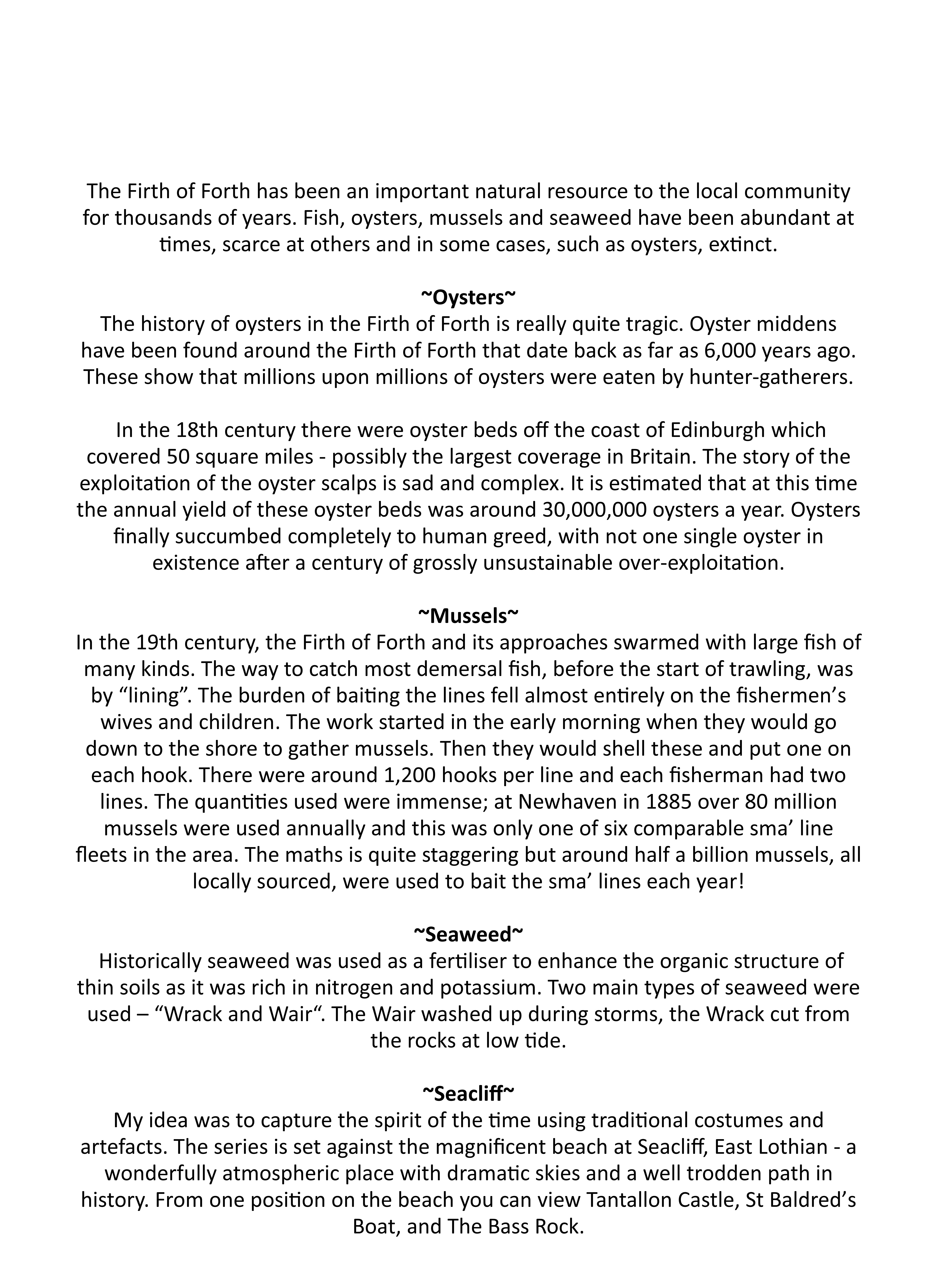 Seacliff - Gathering Oysters