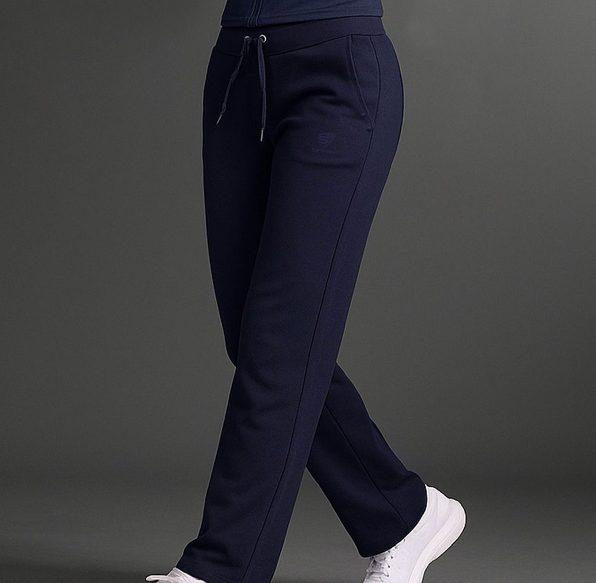 Pantaloni della tuta da donna - Blu scuro.