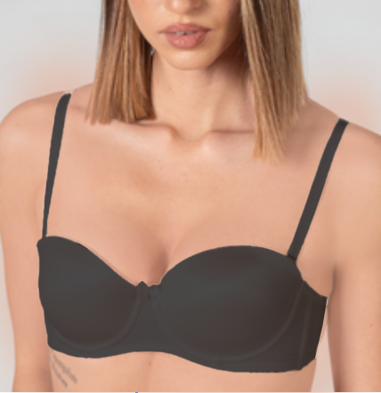 BH für Damen 2007-B – Schwarz