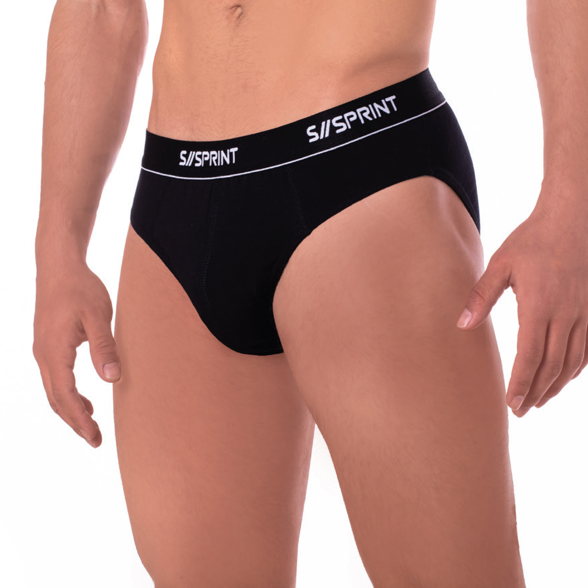 Herren-Slip – Schwarz