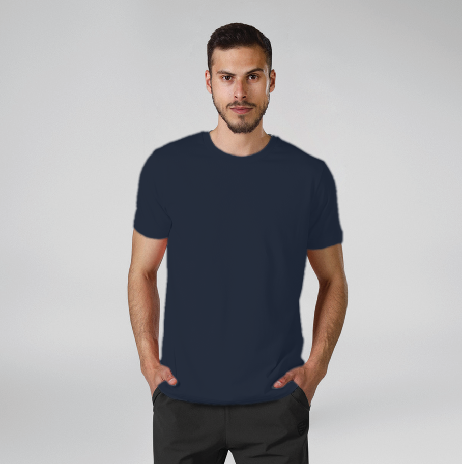 Dunkelblaues T-Shirt