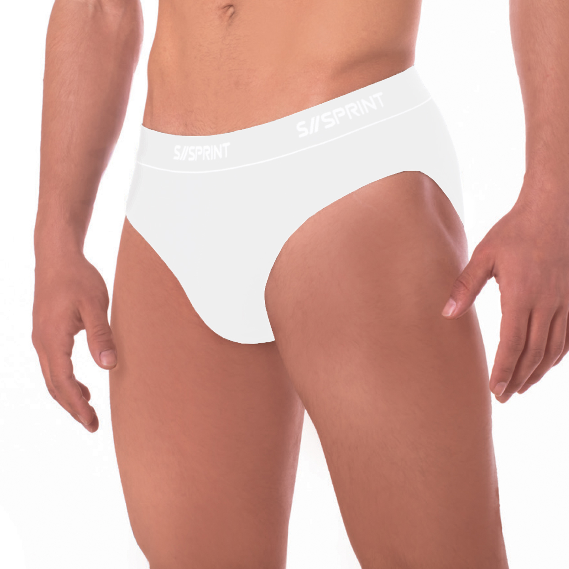 Herren-Slip – Weiß