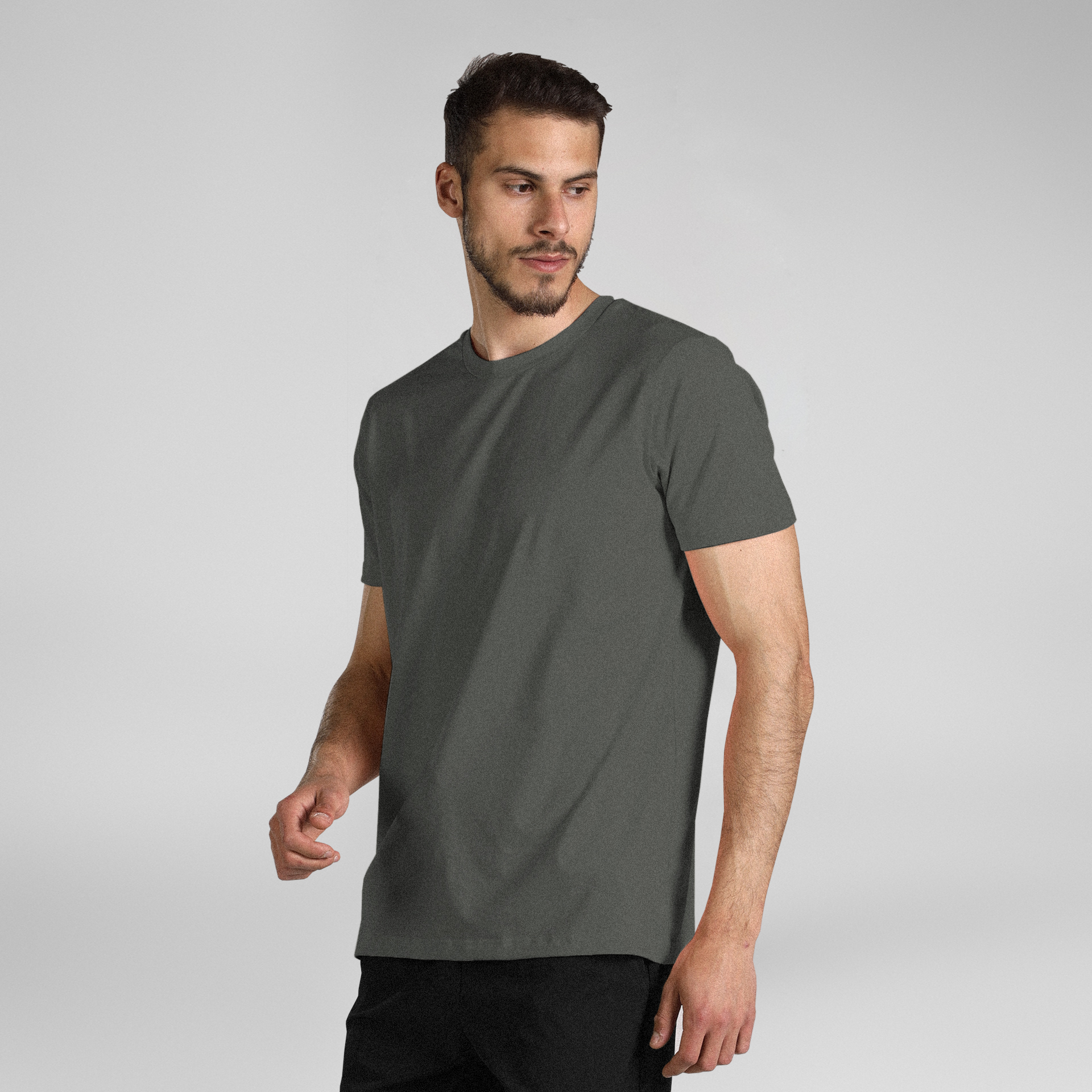Herren T-Shirt in Hellgrau