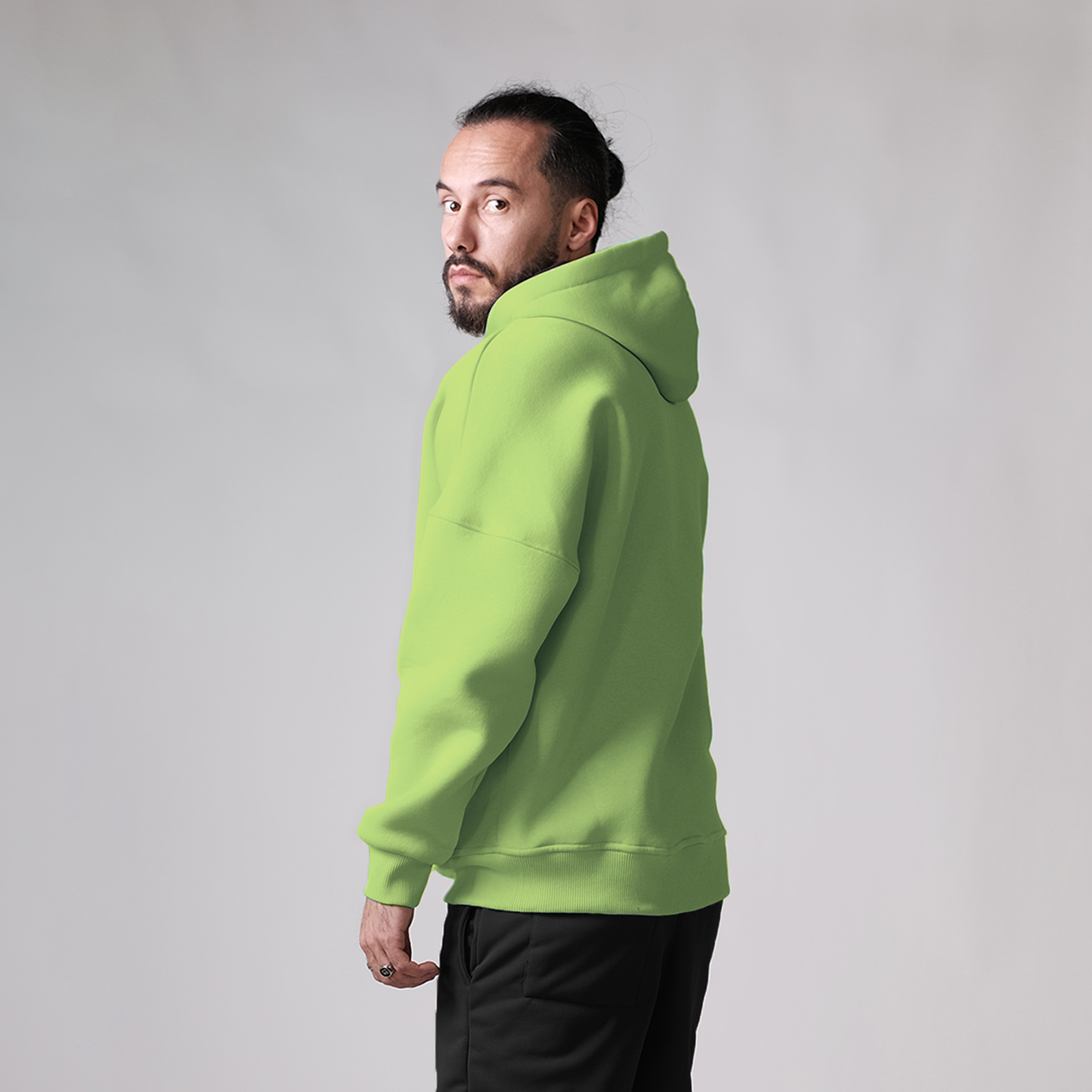 Herren Hoodie – Grün