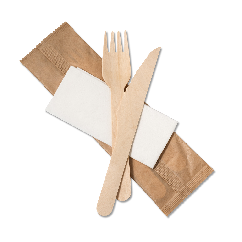 3 in1 Birchwood Cutlery Set