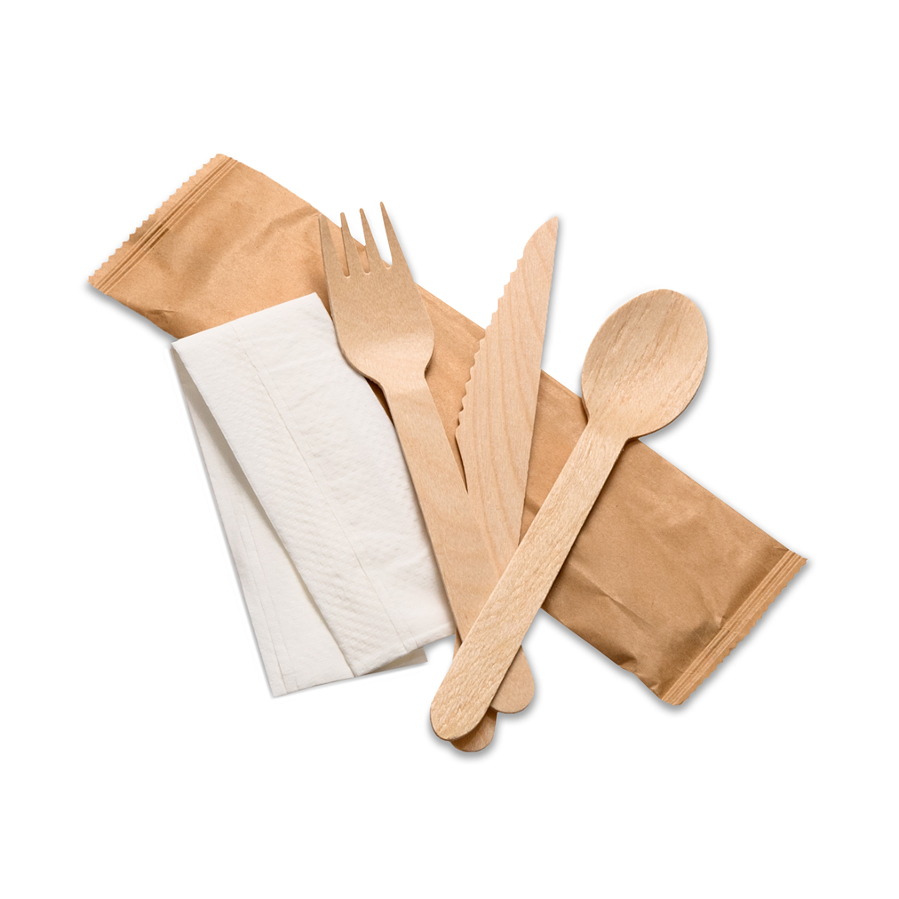 4 in1 Birchwood Cutlery Set