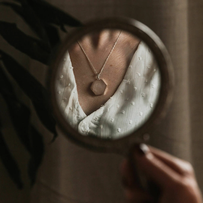 Rose Quartz Point Pendant 