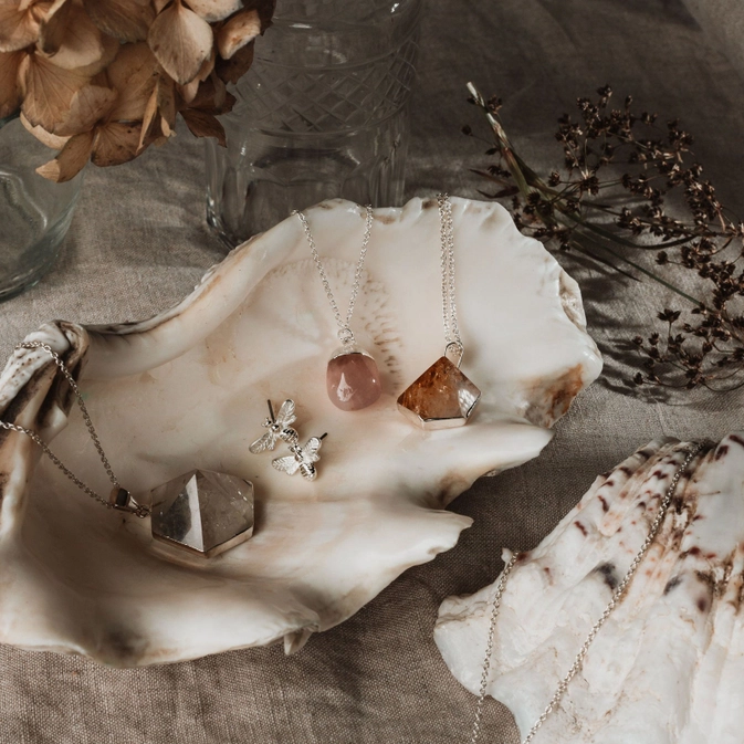Rose Quartz Point Pendant 