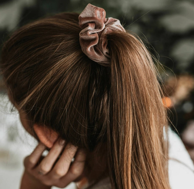 Three Surprise Velvet Scrunchies