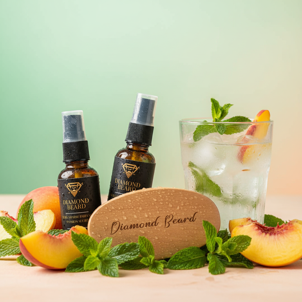 Huile de barbe Pêche Tropical