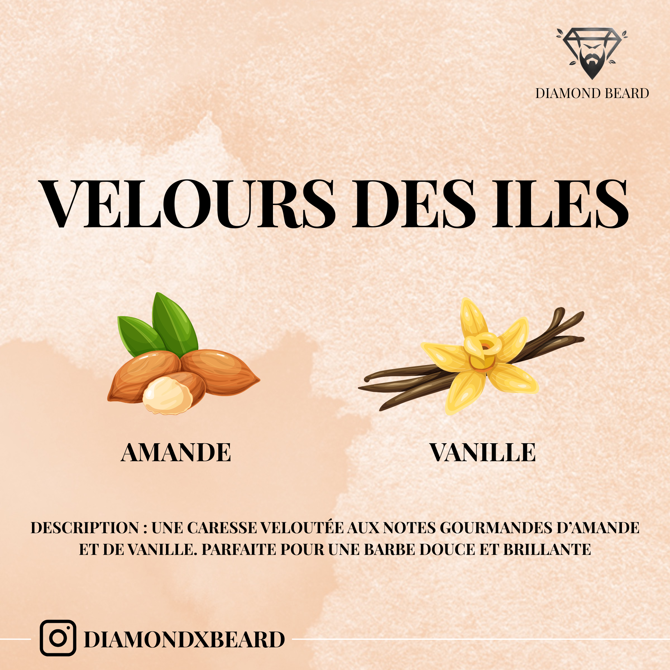 Huile de barbe Velours des iles