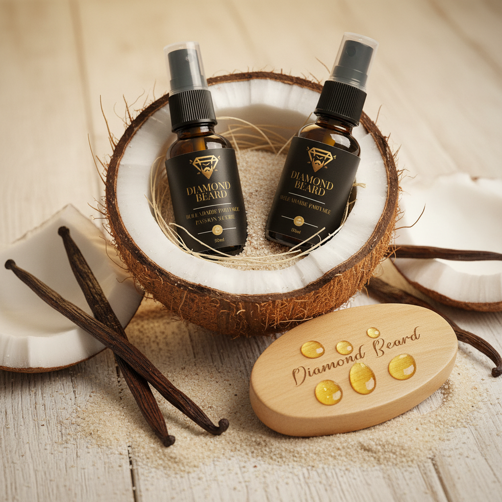 Huile de barbe Nectar ensablé