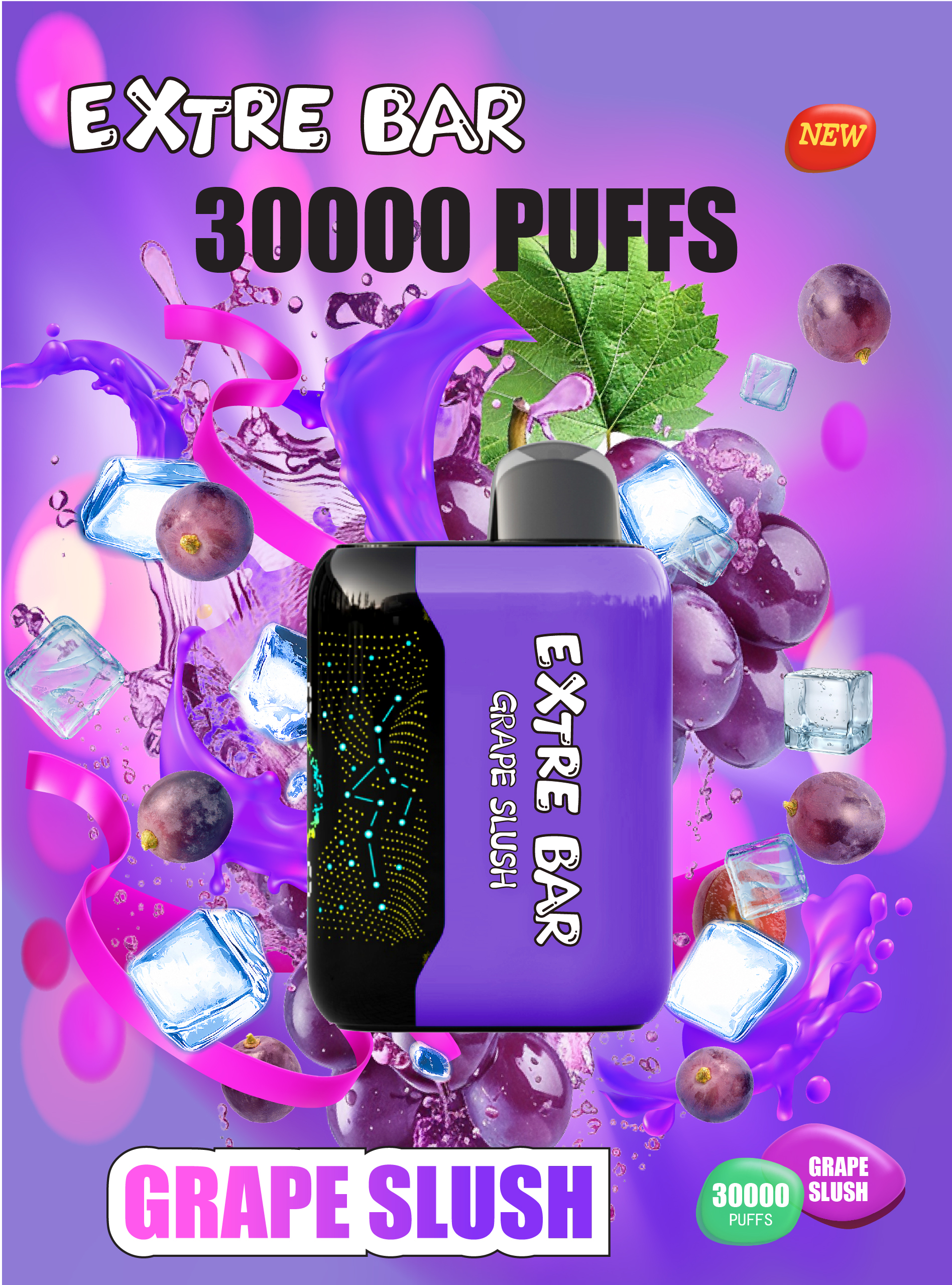 EXTRE BAR Grape Slush Vape