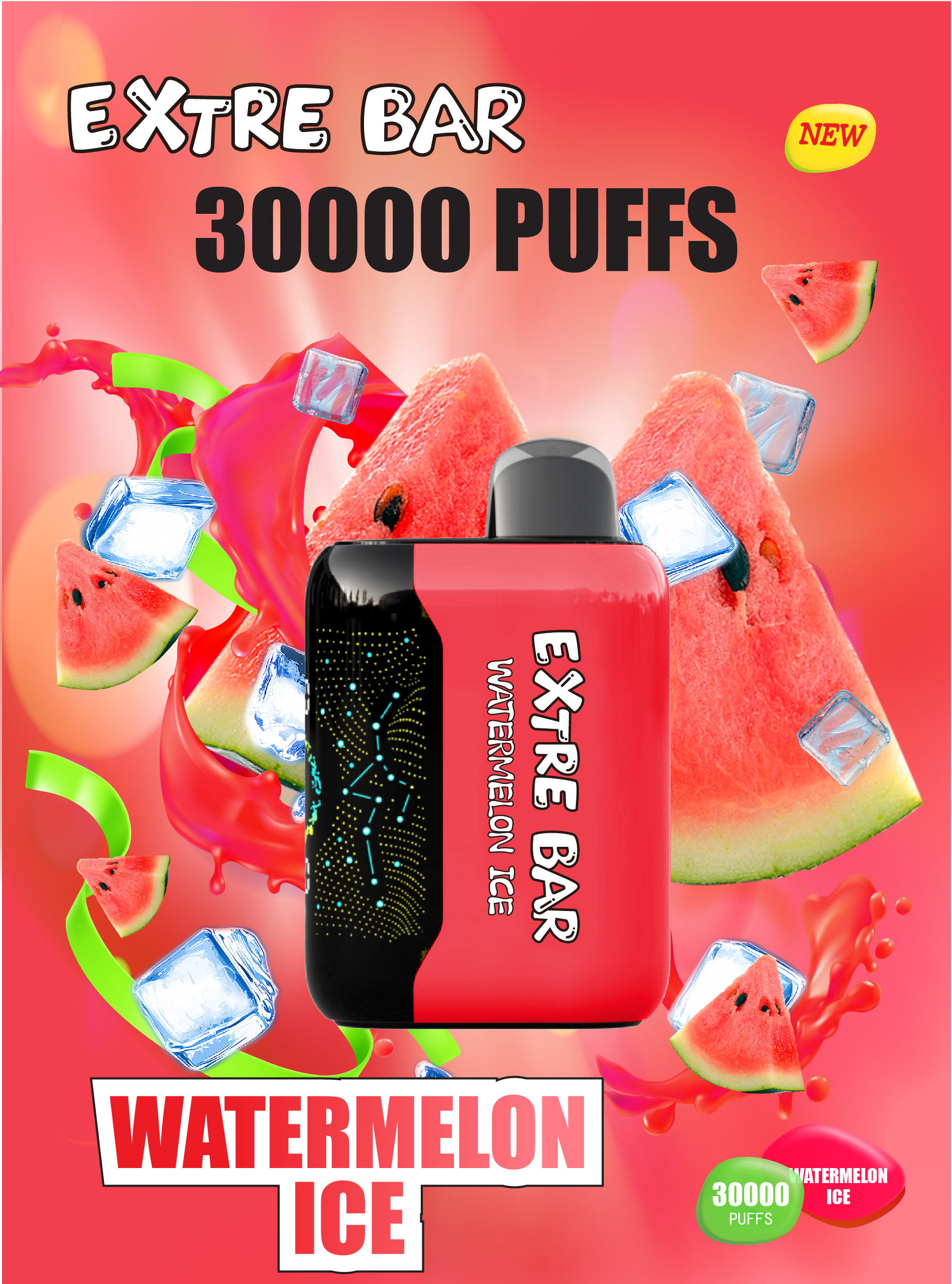 EXTRE BAR Watermelon Ice Disposable Vape