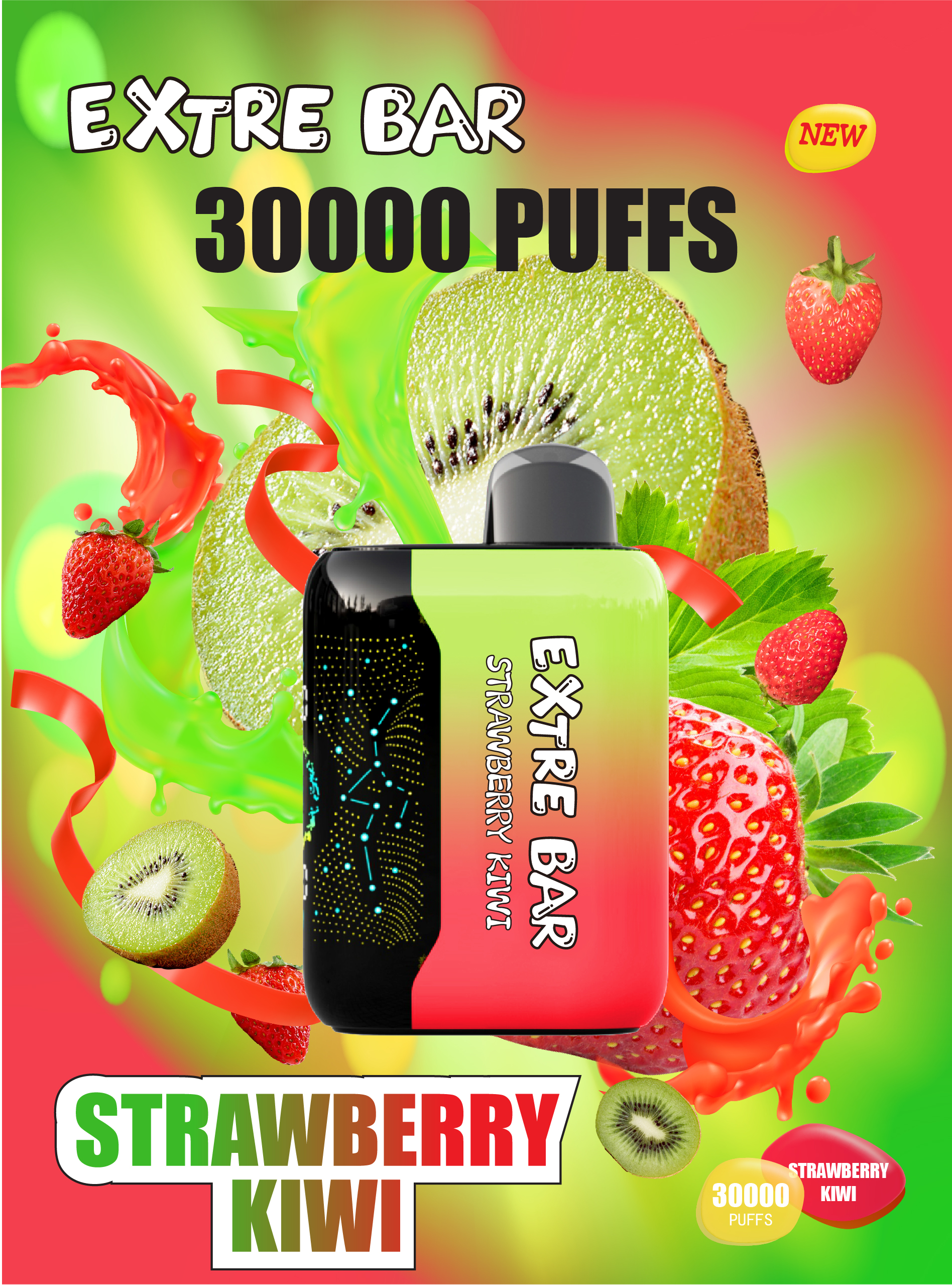 EXTRE BAR 30000 Puffs Strawberry Kiwi