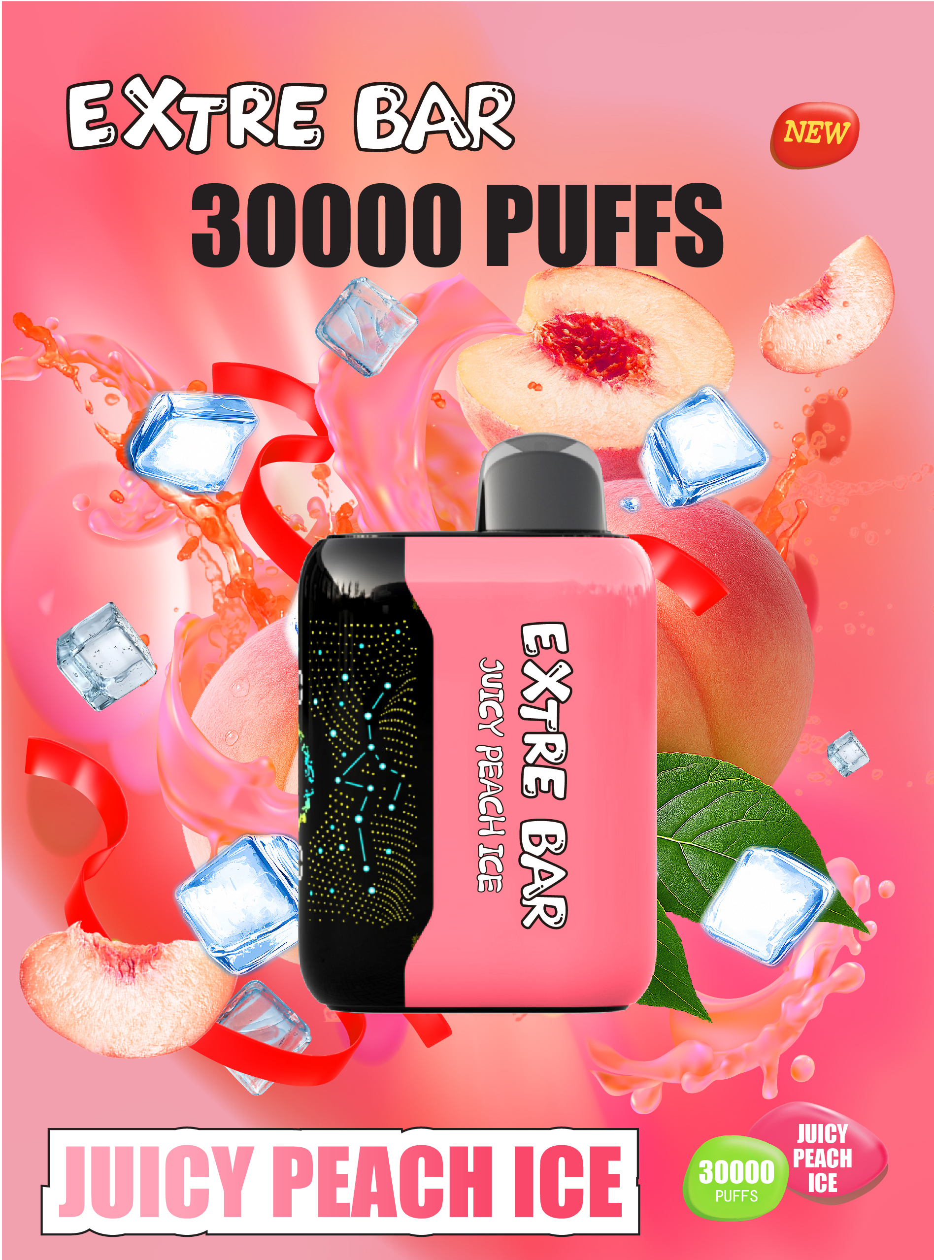 EXTRE BAR Juicy Peach Ice