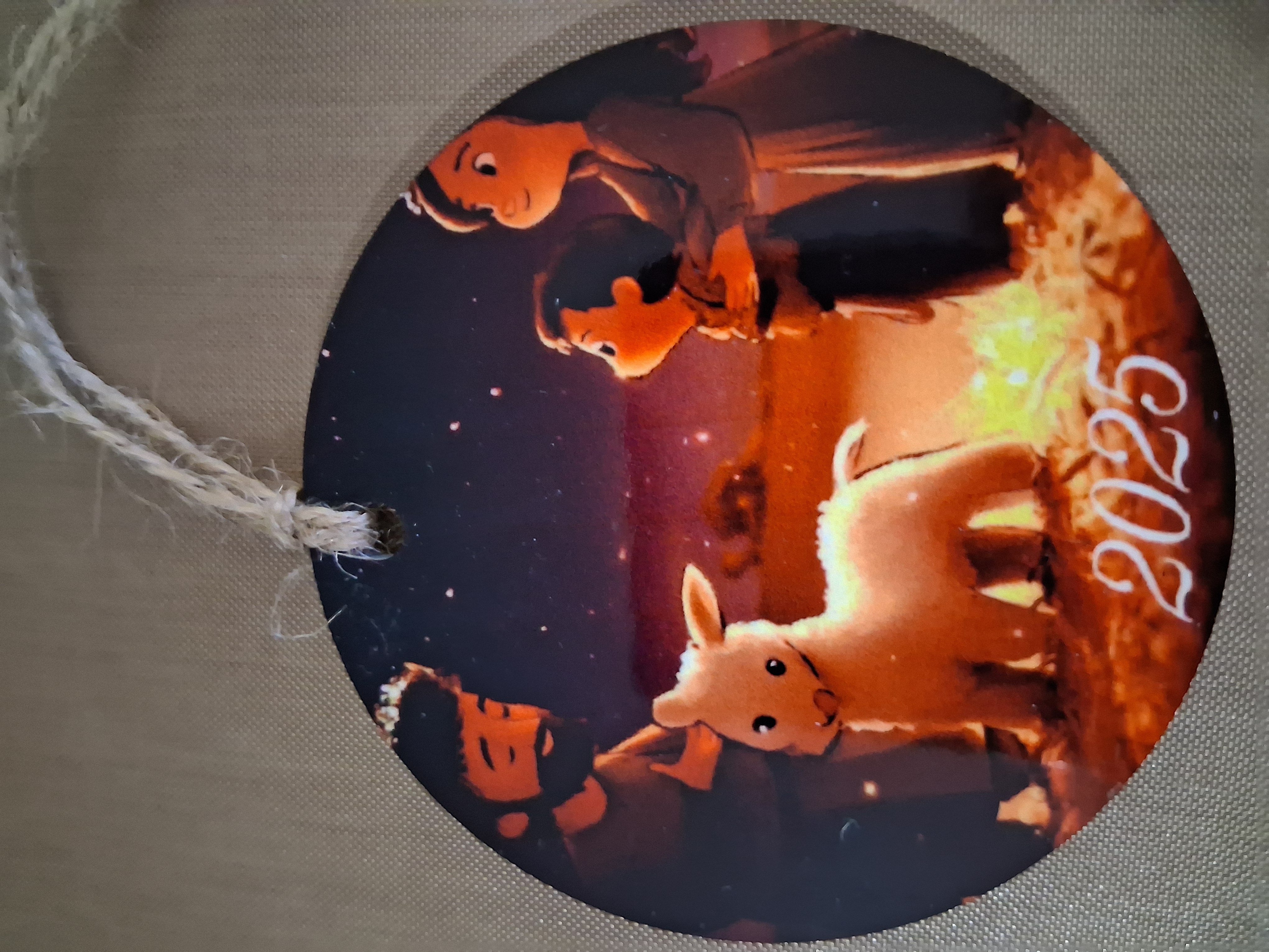 Handmade Nativity Scene Ornament