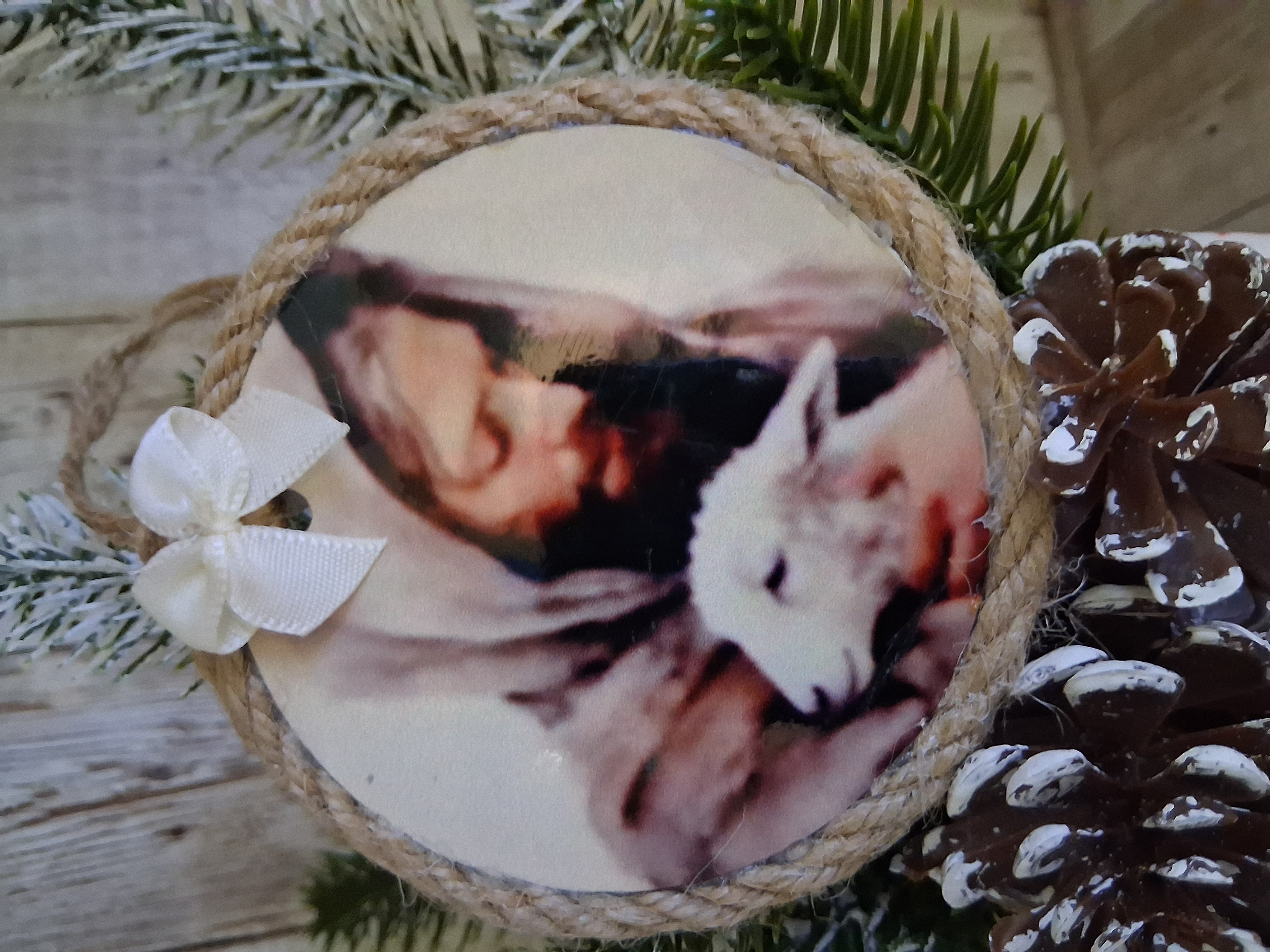 Handmade Nativity Scene Ornament
