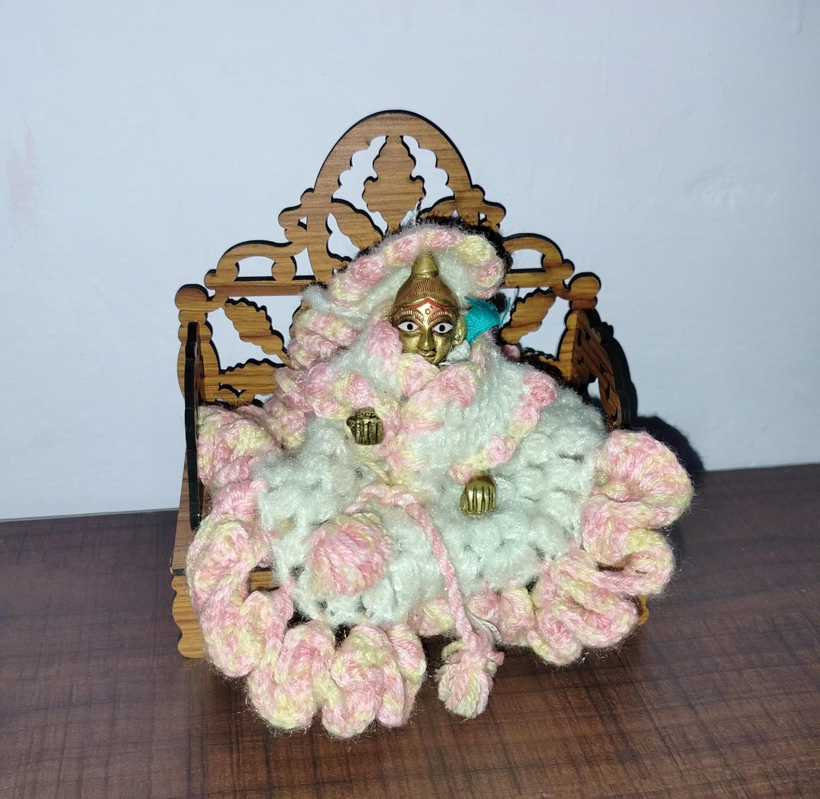 Handcrafted Decorative Krishna singhasan