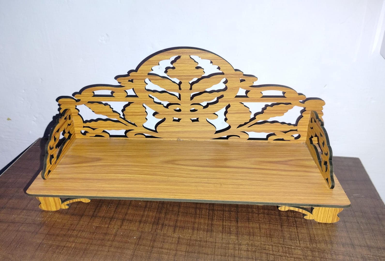 Handcrafted Decorative Krishna singhasan Double sitting