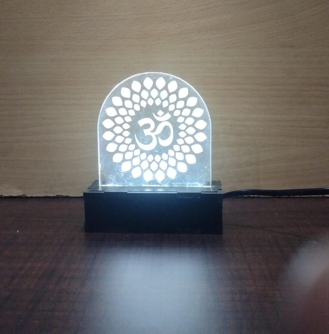 LED Acrylic Om Night Lamp
