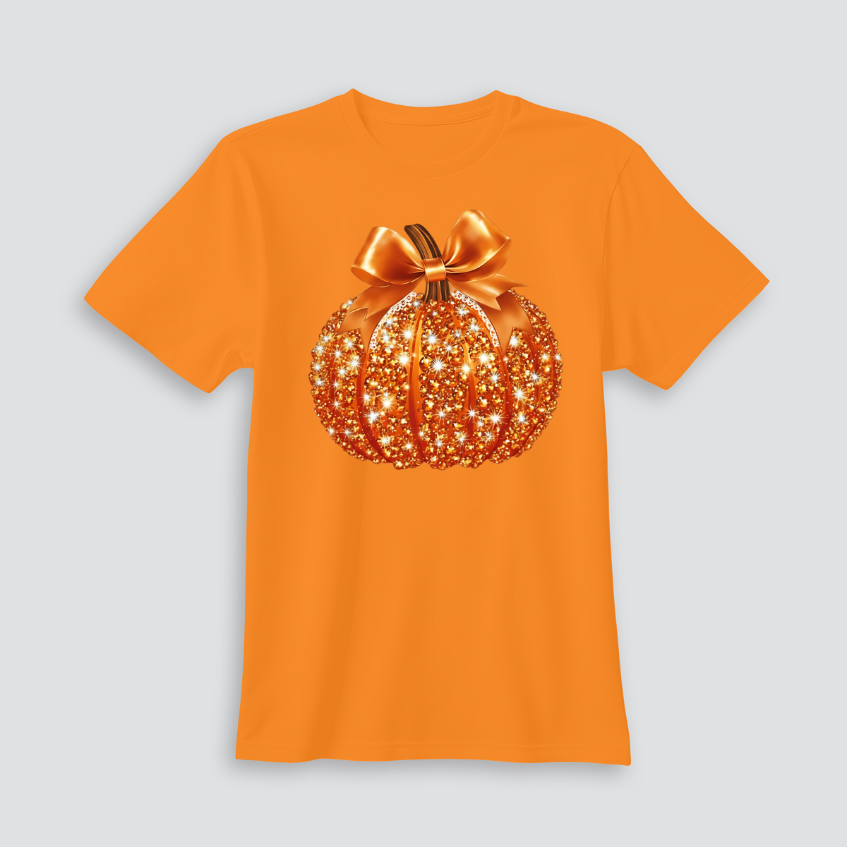 Playera con calabaza brillante