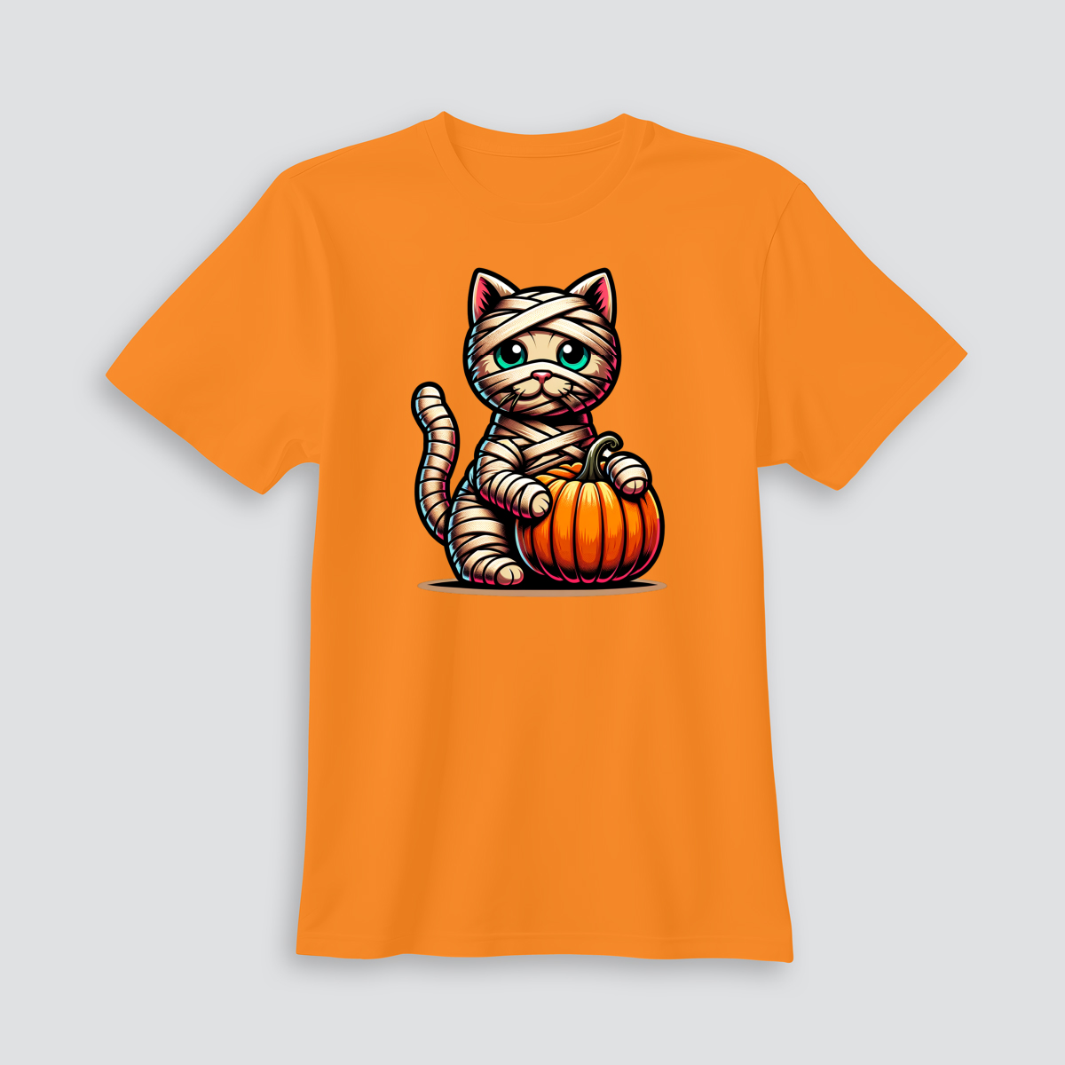 Playera de gato momia